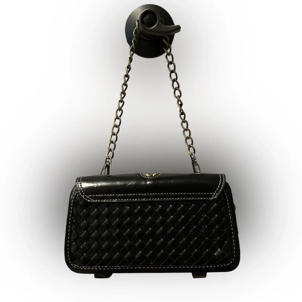 EUC Black Quilted Chain Bag - Picture 2 of 10